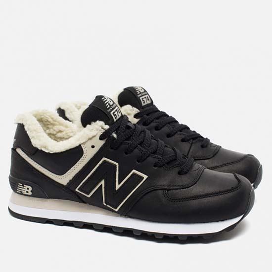 Теплые кроссовки с мехом New Balance для зимы мужские Черные зимние мужские кроссовки с мехом New Balance фото
