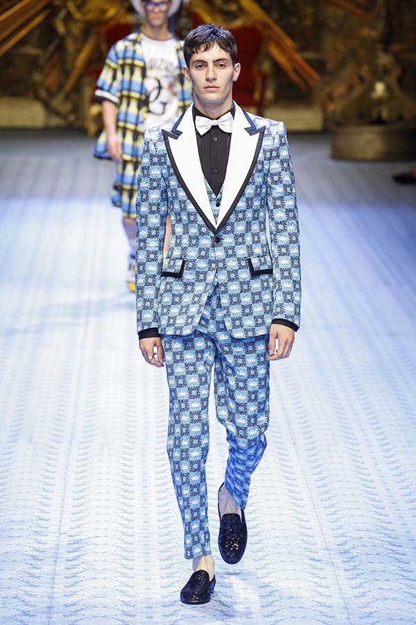 Модный мужской пиджак весна-лето 2019 от Dolce & Gabbana мужской пиджак клетка 2019